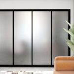 Frosted door film