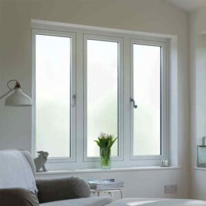 Frosted glass windows